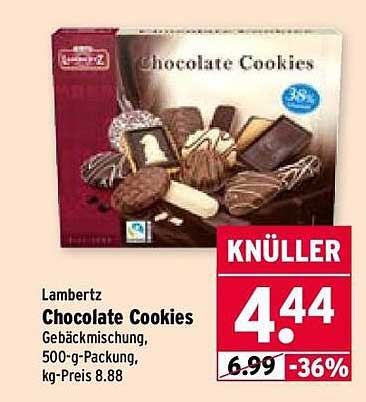 Lambertz Chocolate Cookies Gebäckmischung, 500-g-Packung
