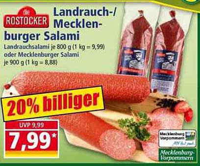 Landrauch-/Mecklenburger Salami