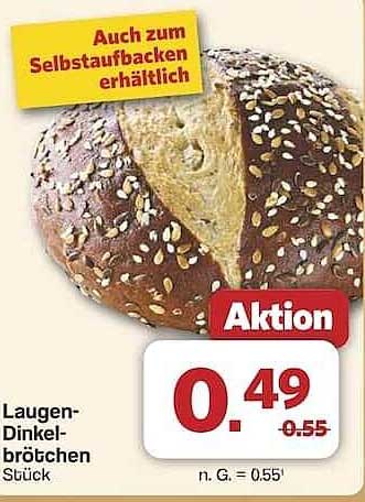 Laugen-Dinkelbrötchen