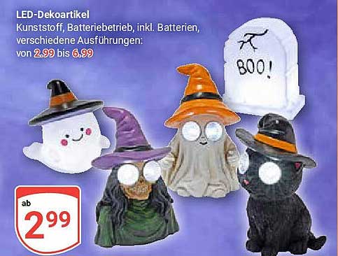 LED-Dekoartikel - Halloween-Spaß für Ihr Zuhause