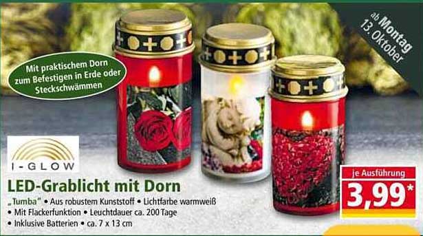 LED-Grabllicht mit Dorn