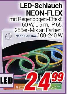 LED-Schlauch NEON-FLEX mit Regenbogen-Effekt