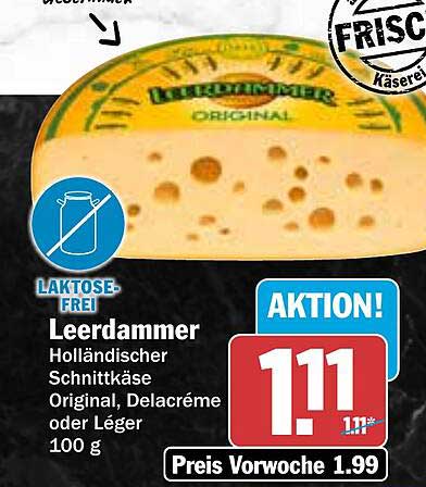 Leerdammer Holländischer Schnittkäse Original, Delacrème oder Léger 100 g