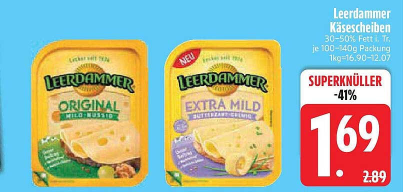 Leerdammer Käse- scheiben - Jetzt zugreifen!