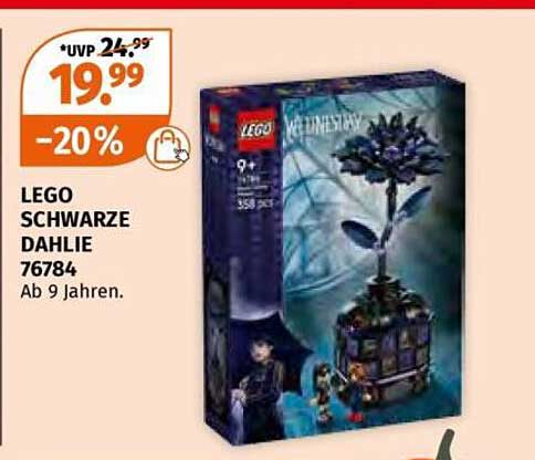 LEGO Schwarze Dahlie 76784