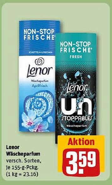 Lenor Wäschparfum verschiedene Sorten, 155 g-Packung