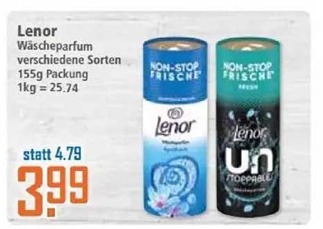 Lenor Waschparfum verschiedene Sorten 155g