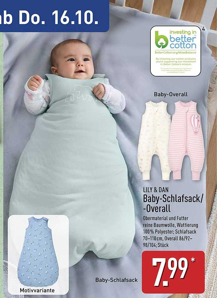 LILY & DAN Baby-Schlafsack / Overall