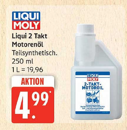 Liqui Moly 2 Takt Motorenöl Teilsynthetisch 250 ml