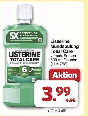 Listerine Mundspülung Total Care 500 ml