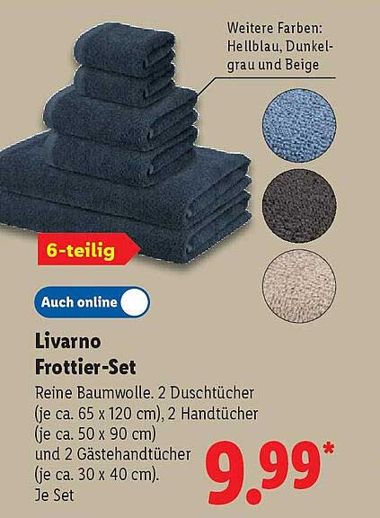 Livarno Frottier-Set (6-teilig)