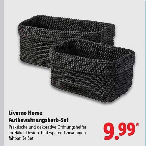 Livorno Home Aufbewahrungskorb-Set