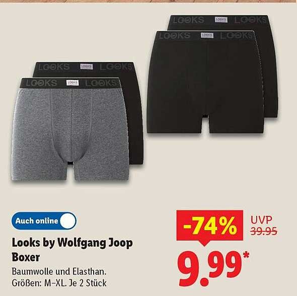 Looks by Wolfgang Joop Boxer 2 Stück