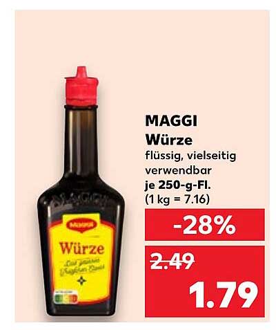 MAGGI Würze 250-g-Flasche