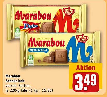 Marabou Schokolade – verschiedene Sorten