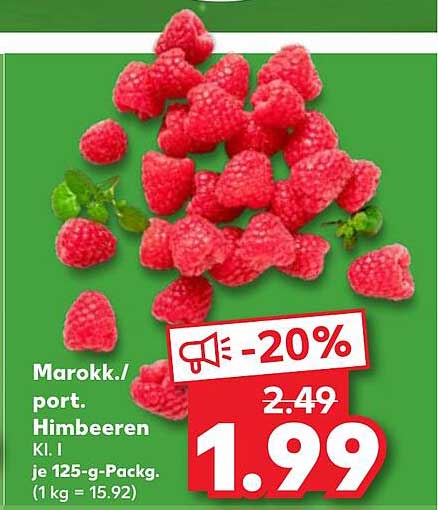 Marokkanische Himbeeren - 20% Rabatt