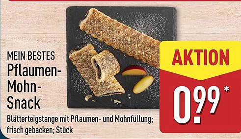 Mein Bestes Pflaumen-Mohn-Snack