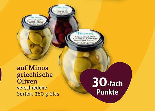 Minos griechische Oliven, verschiedene Sorten, 360 g Glas
