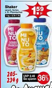 MINUTO Shaker – verschiedene Sorten, z.B. für Pfannkuchen