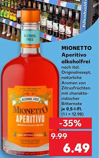 MIONETTO Aperitivo alkoholfrei 0,5 l