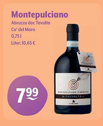 Montepulciano d'Abruzzo Ca' del Moro 0,75 l