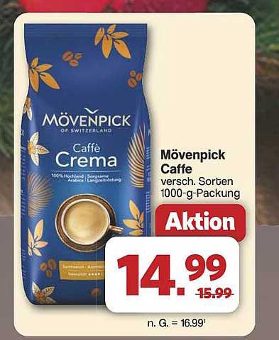 Mövenpick Caffe Crema 1000-g-Packung