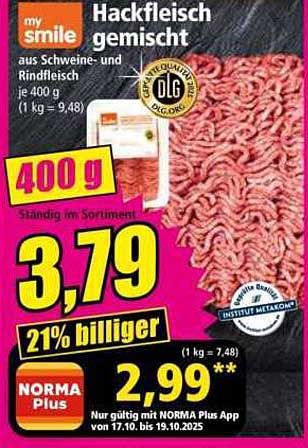my smile Hackfleisch gemischt 400 g