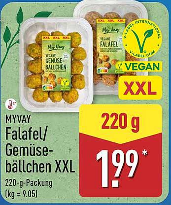MY VAY Falafel/Gemüsebällchen XXL