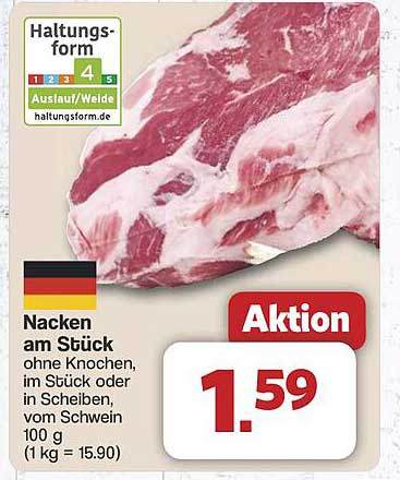 Nacken am Stück ohne Knochen - Aktion!