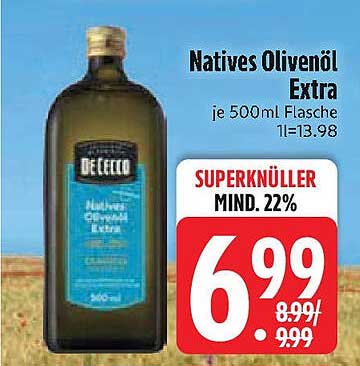 Natives Olivenöl Extra 500ml - nur 6,99€