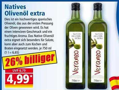 Natives Olivenöl extra 750 ml – Verano
