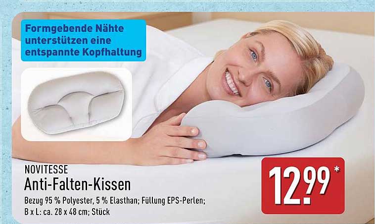 NOVITESSE Anti-Falten-Kissen