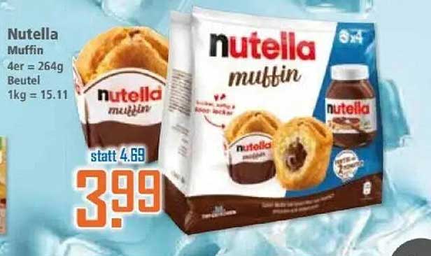 Nutella Muffin 4er-Pack