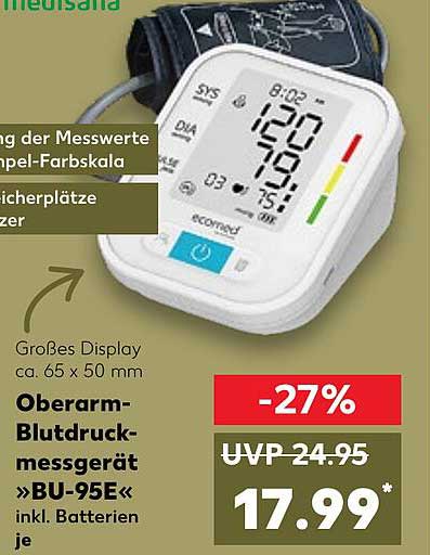 Oberarm-Blutdruckmessgerät »BU-95E«