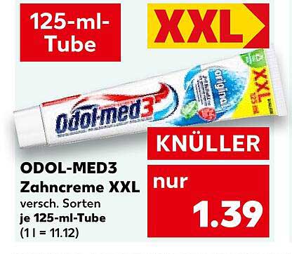 ODOL-MED3 Zahnpasta XXL 125 ml