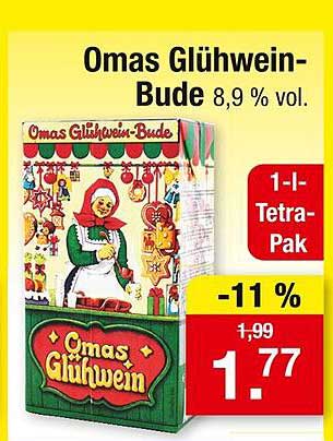Omas Glühwein-Bude 1-l Tetra-Pak