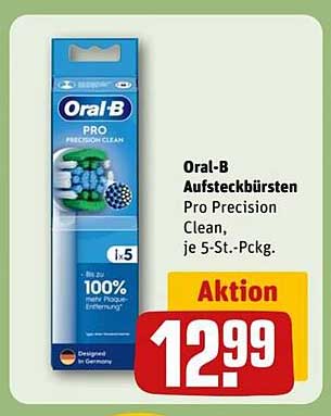 Oral-B Aufsteckbürsten Pro Precision Clean, je 5-St.-Pckg.