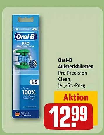 Oral-B Aufsteckbürsten Pro Precision Clean, je 5-St.-Pckg.