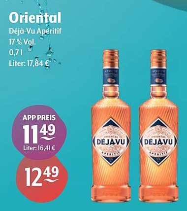 Oriental Déja-Vu Aperitif 0,7l – Nur jetzt zum Aktionspreis!