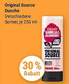 Original Source Dusche - Verschiedene Sorten, je 250 ml