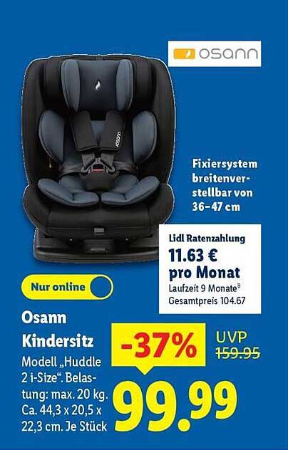 Osann Kindersitz Modell "Huddle 2 i-Size"