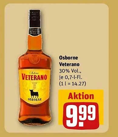 Osborne Veterano 30% Vol., je 0,7-l-Fl.