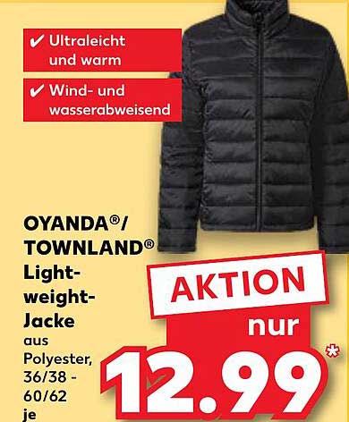 OYANDA®/TOWNLAND® Lightweight-Jacke