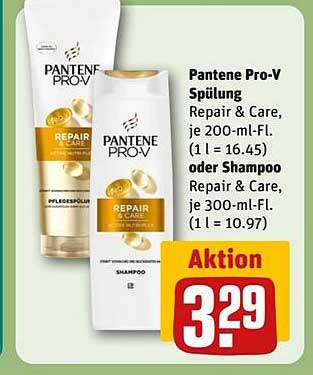 Pantene Pro-V Spülung Repair & Care 200-ml-Fl. oder Shampoo Repair & Care 300-ml-Fl.