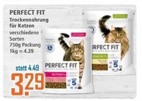 PERFECT FIT Trockennahrung für Katzen 750g