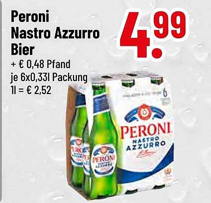 Peroni Nastro Azzurro Bier