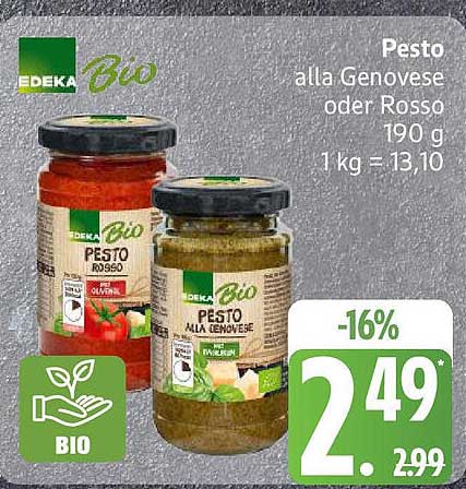 Pesto alla Genovese oder Rosso 190 g