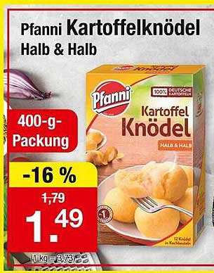Pfanni Kartoffelknödel Halb & Halb 400-g-Packung