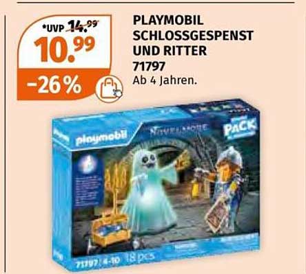 PLAYMOBIL Schlossgespenst und Ritter 71797