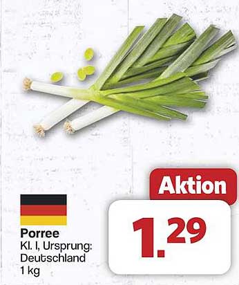 Porree Kl. I, Ursprung: Deutschland 1 kg